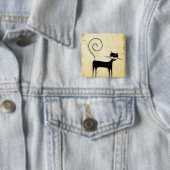 黒猫 缶バッジ (インサイチュ)