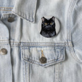 黒猫 缶バッジ (インサイチュ)