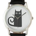 黒猫 腕時計<br><div class="desc">おもしろい黒猫。</div>