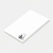 黒猫(花とポルトガル語の表現) ポストイット (アングル)