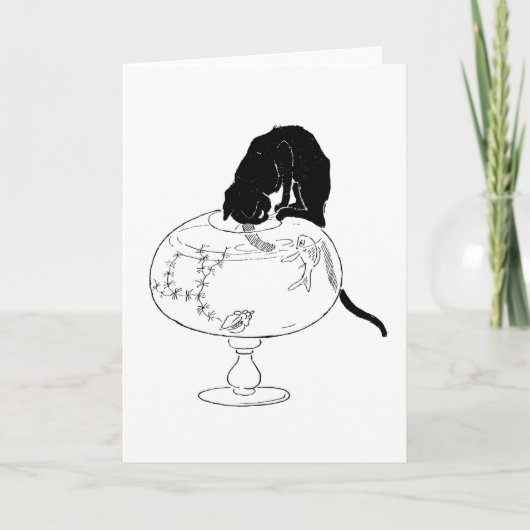 黒猫・金魚アレクサンドル・スティインレン カード (正面)