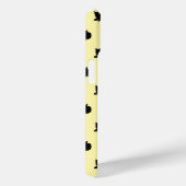 黒猫（黄色） Case-Mate iPhoneケース (裏面 / 右)