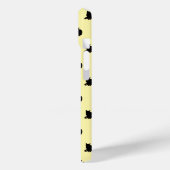 黒猫（黄色） Case-Mate iPhoneケース (裏面 / 左)