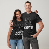 黒猫 黒 黒子猫 2 Tシャツ (ユニセックス)