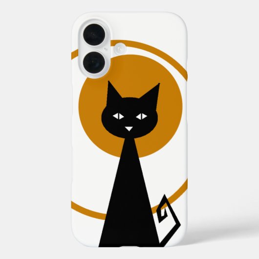 黒猫 Case-Mate iPhoneケース (裏面)