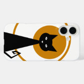 黒猫 Case-Mate iPhoneケース (裏面 (横))