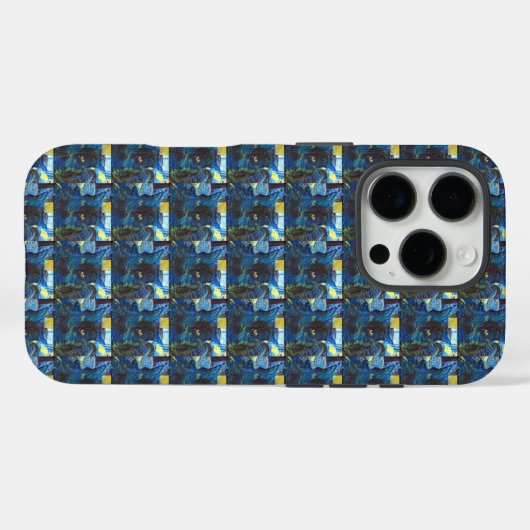 黒猫 Case-Mate iPhoneケース (裏面 (横))
