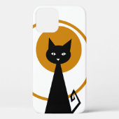 黒猫 Case-Mate iPhoneケース (裏面)
