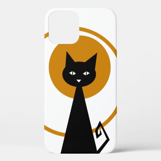 黒猫 Case-Mate iPhoneケース (裏面)