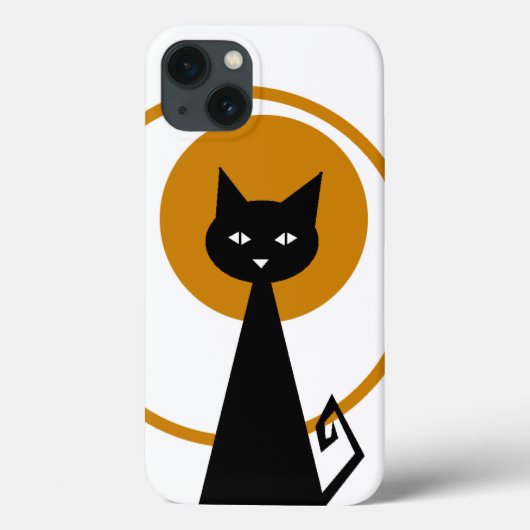 黒猫 Case-Mate iPhoneケース (裏面)