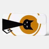 黒猫 Case-Mate iPhoneケース (裏面 (横))
