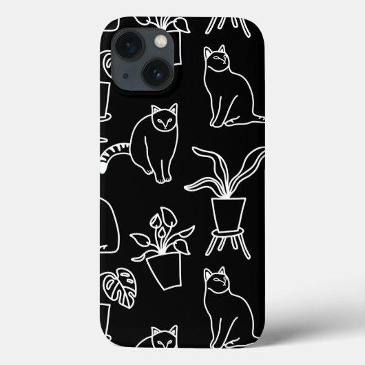 黒猫 Case-Mate iPhoneケース (裏面)