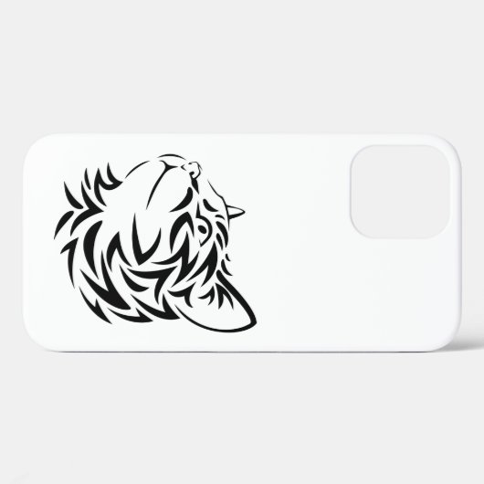 黒猫 Case-Mate iPhoneケース (裏面 (横))