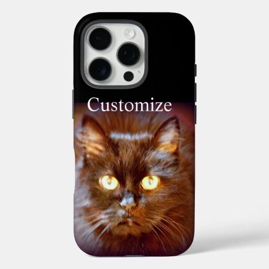 黒猫 Case-Mate iPhoneケース (裏面)