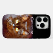黒猫 Case-Mate iPhoneケース (裏面 (横))
