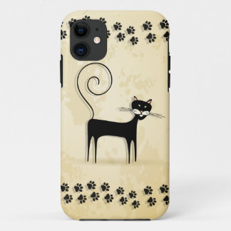 黒猫 iPhone 11 ケース