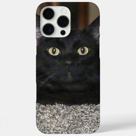 黒猫 Case-Mate iPhoneケース (裏面)