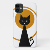 黒猫 Case-Mate iPhoneケース (裏面)