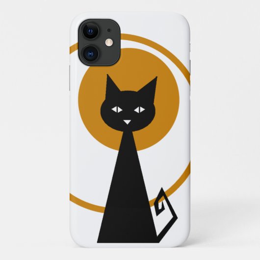 黒猫 Case-Mate iPhoneケース (裏面)