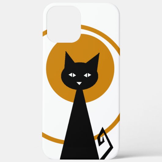 黒猫 Case-Mate iPhoneケース (裏面)
