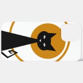 黒猫 Case-Mate iPhoneケース (裏面 (横))