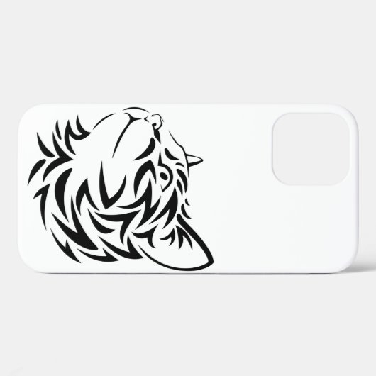 黒猫 Case-Mate iPhoneケース (裏面 (横))