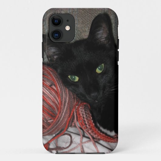 黒猫 Case-Mate iPhoneケース (裏面)