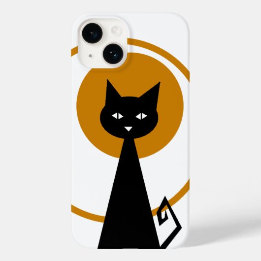 黒猫 Case-Mate iPhoneケース (裏面)