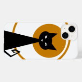 黒猫 Case-Mate iPhoneケース (裏面 (横))