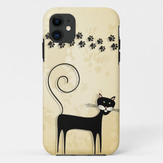 黒猫 iPhone 11 ケース