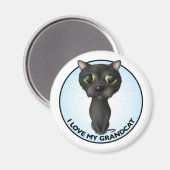 黒猫 – Grandcat マグネット (正面/裏面)