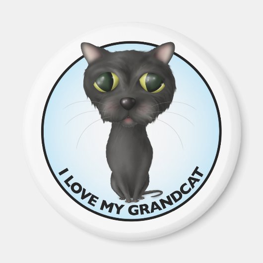 黒猫 – Grandcat マグネット (正面)