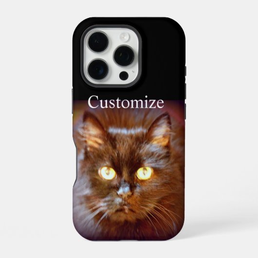 黒猫 iPhoneケース (裏面)