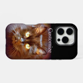 黒猫 iPhoneケース (裏面横)