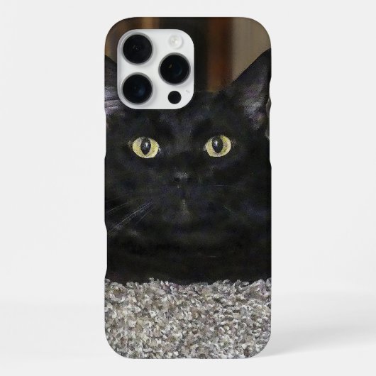 黒猫 iPhoneケース (裏面)
