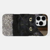 黒猫 iPhoneケース (裏面横)