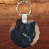 黒猫 – keychain キーホルダー (正面)