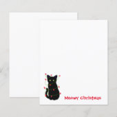 黒猫 | Meowyクリスマス | twinkle lights (正面/裏面)