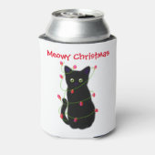 黒猫 | Meowyクリスマス | twinkle lights 缶クーラー (缶裏面)