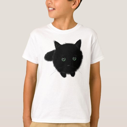 黒猫 Tシャツ (正面)