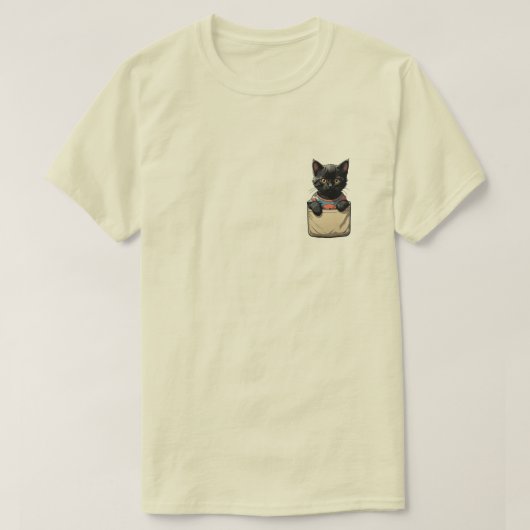 黒猫 Tシャツ (デザイン正面)