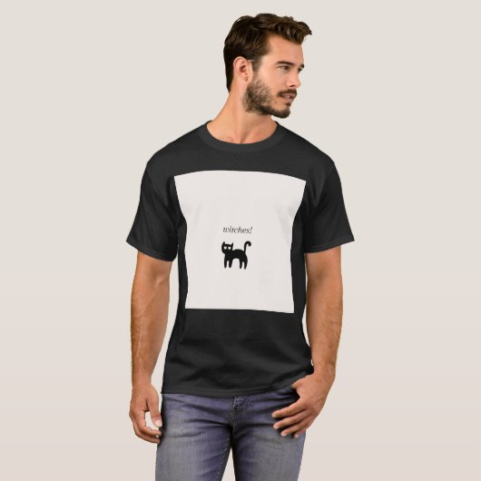 黒猫 Tシャツ (正面フル)
