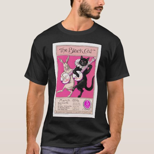 黒猫 Tシャツ (正面)