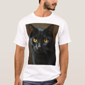 黒猫 Tシャツ (正面)