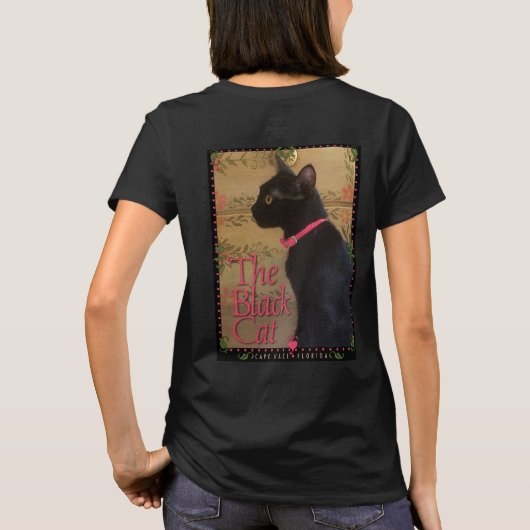黒猫 Tシャツ (裏面)