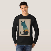 黒猫 Tシャツ (正面フル)