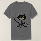 黒猫 Tシャツ (デザイン正面)