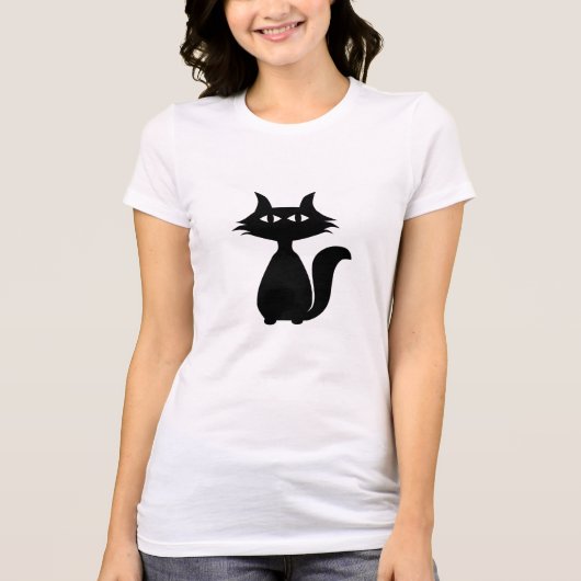黒猫 Tシャツ (正面)