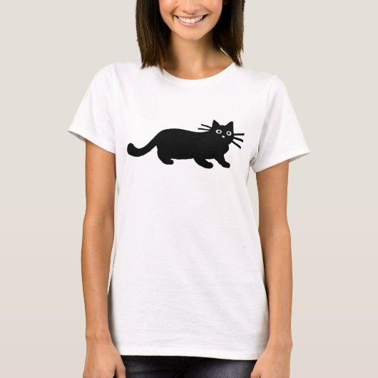 黒猫 Tシャツ (正面)