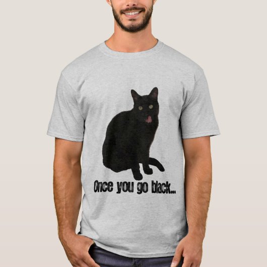 黒猫 Tシャツ (正面)